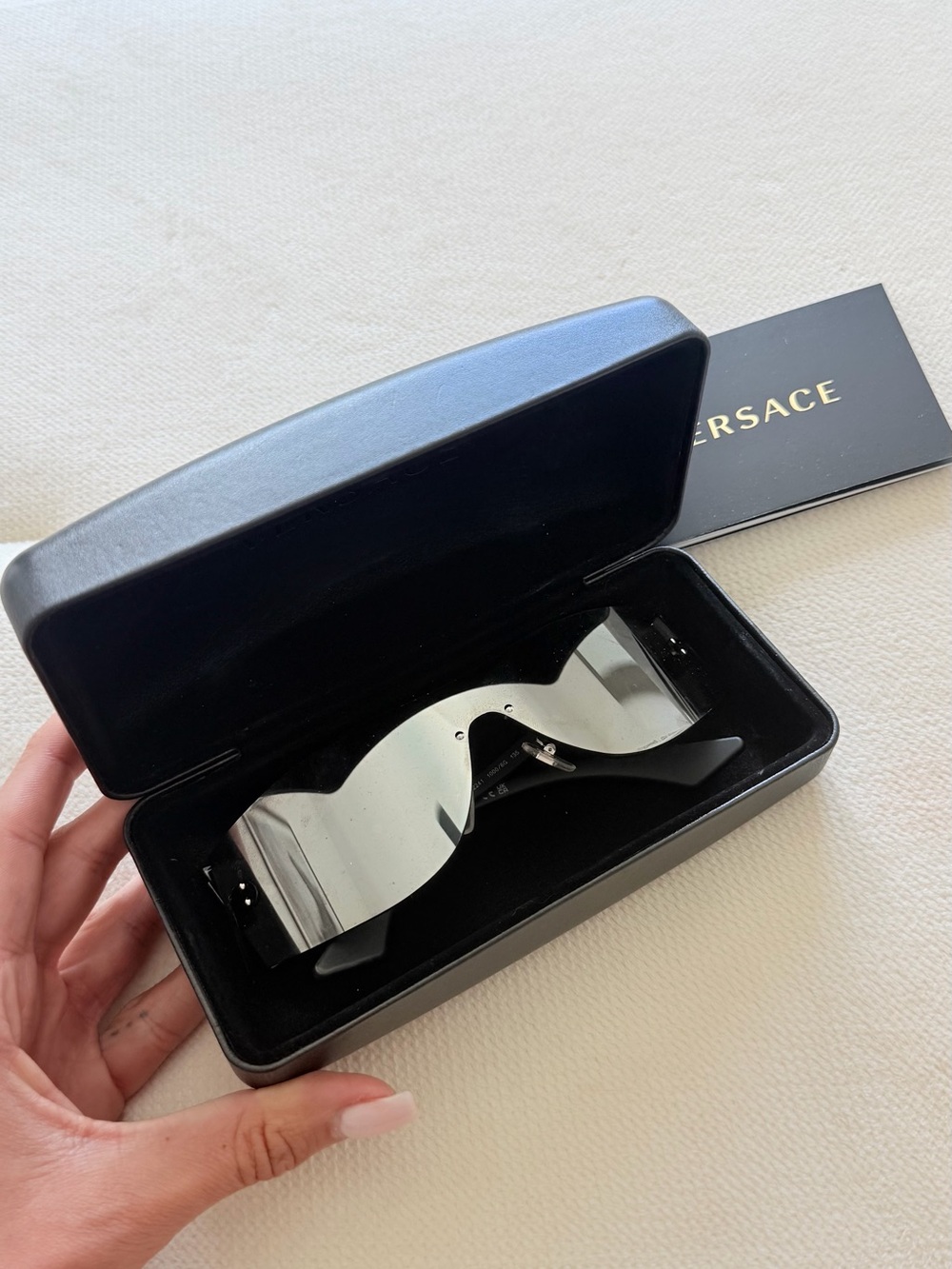 Versace VE2241 in Silver Mirror frameless - Picture 2 of 3